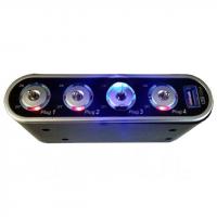 Тройник прикуривателя WF-0307 12-24v USB 5v, 500ma