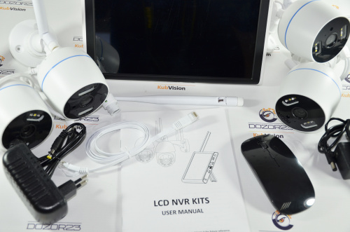 Комплект видеонаблюдения Wi-Fi XM-602(10.1)-2-4 IP камеры 2MP